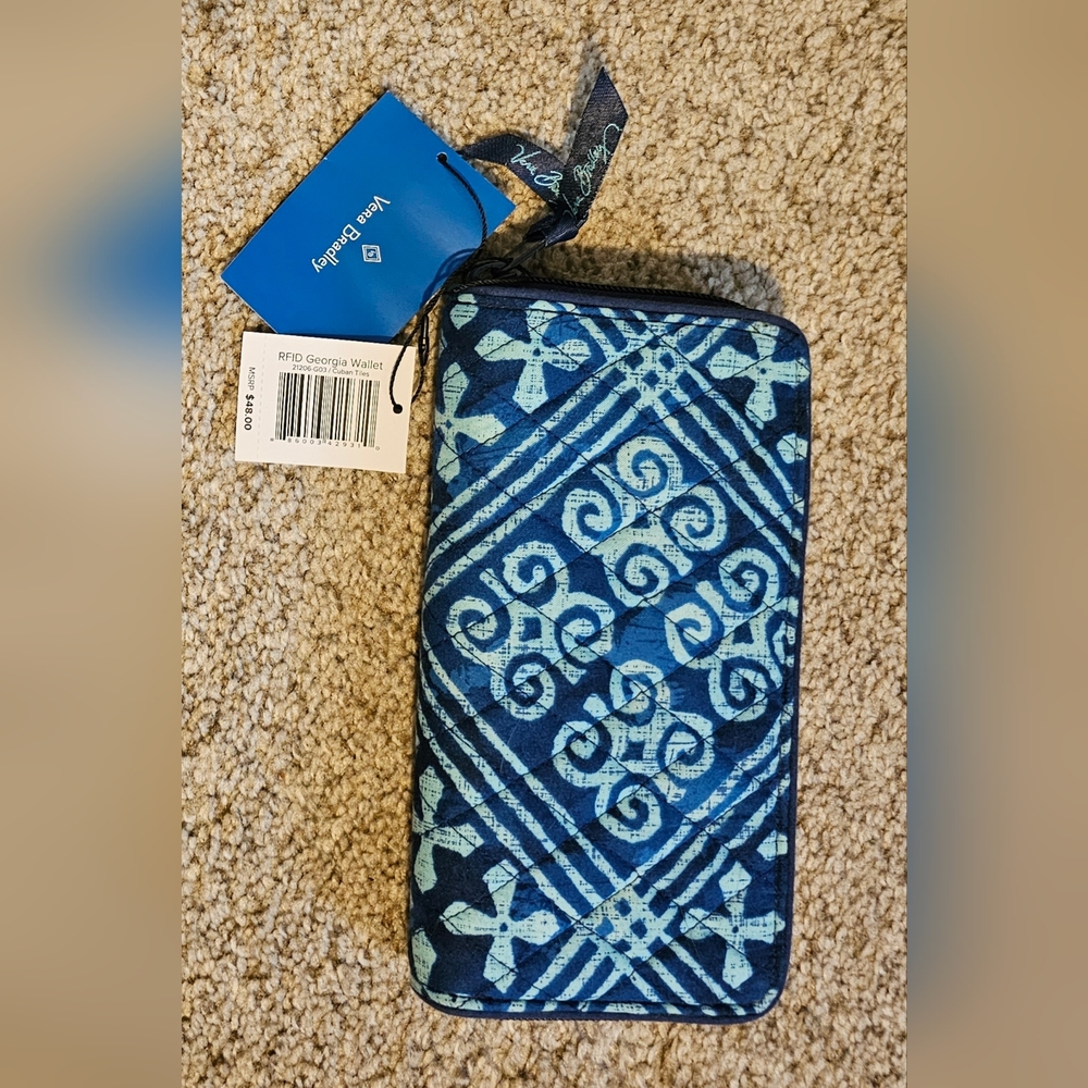 NWT Vera Bradley Rfid Georgia wallet